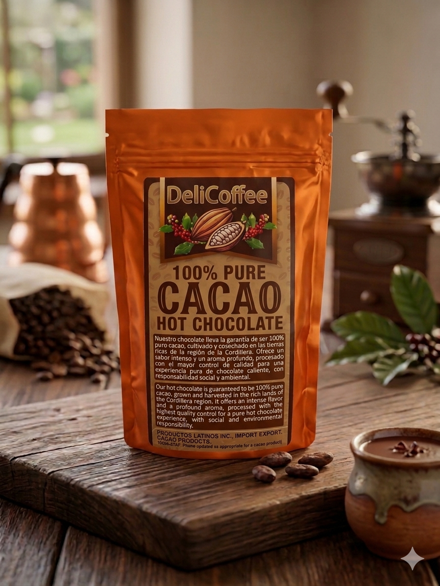 100% Cacao Hot chocolate